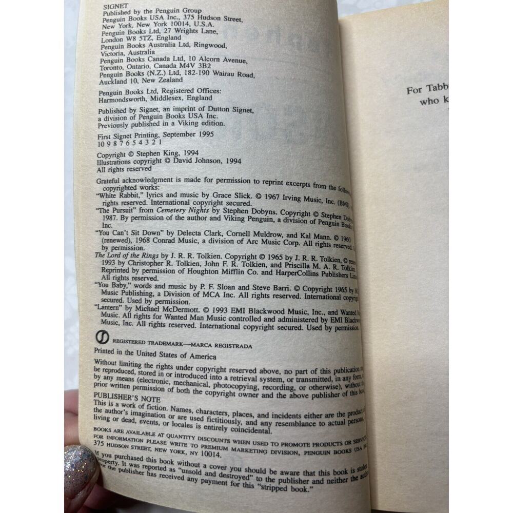 Stephen King Paperback Book Insomnia - Picture 4 of 4